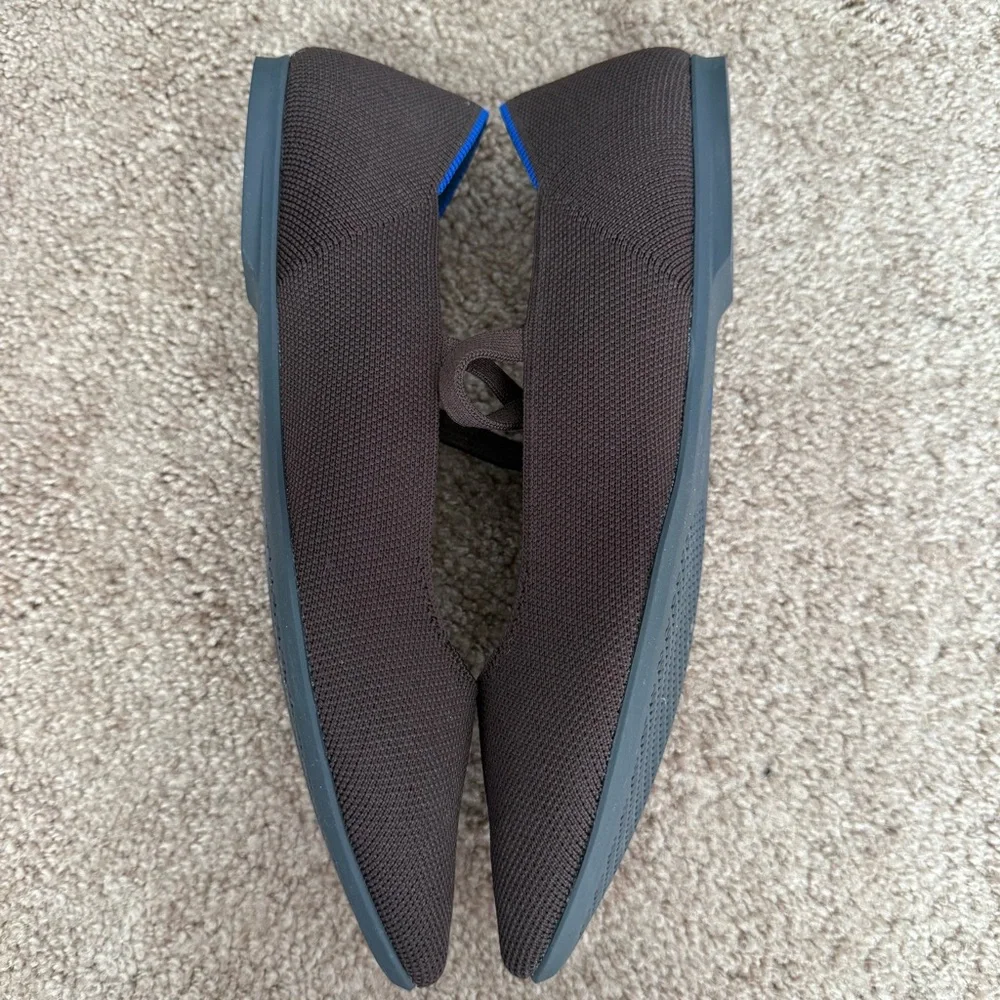 “Like new” Rothy's Brown Pointed Toe Flats Mary Jane - Picture 5 of 12